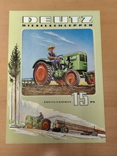 Deutz 15 ps  Prospekt Traktor tractor brochure M4