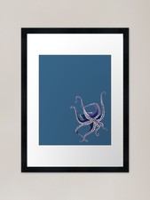 Oktopus #1 Gerahmter