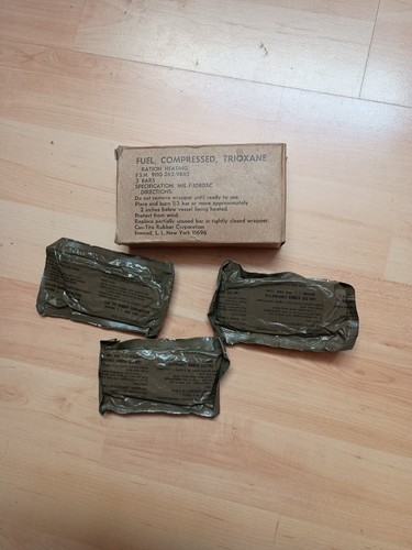 Trioxane fuel bars - fuel,