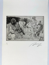 Radierung Alfred Hrdlicka