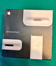 APPLE UNIVERSAL DOCK GENUINE IPOD DOCKING STATION A1256 REMOTE ADAPTER MB125G/A
