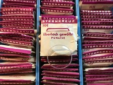 Überhoch gewölbtes Glas Uhrenglas HH Sternkreuz (1 Stück freie Auswahl)