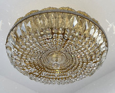 Faustig Kristall-Leuchten München Deckenlampe Lüster Plafoniere 24 Grad vergolde