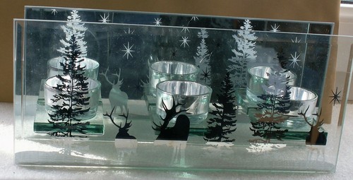Teelichthalter winterwald - ,