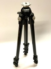 Manfrotto 190PROB Stativ schwarz MC15 mit schwenkbarer Mittelsäule Fotostativ