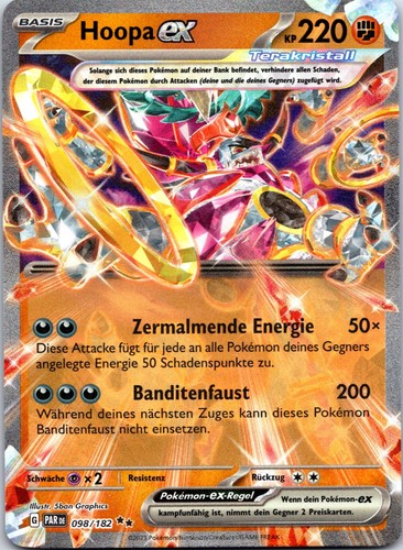 Hoopa double rare - hoopa-ex,