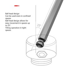 18pcs Hex Wrench Set Right