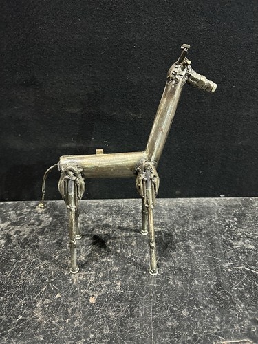 Altmetall kunst giraffe - altmetall,