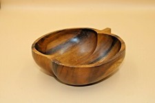 Teakholz Apfel Schale Holz