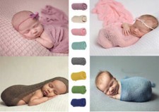 Baby Wrap Pucktuch stretch Decke Fotoshooting Newborn Neugeborenen Fotografie