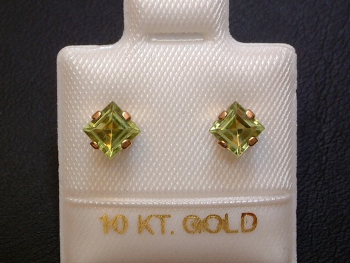 Feinste peridot ohrstecker - feinste,