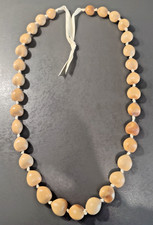 Kukui Nut Lei Halskette aus