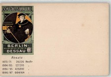 52245969 - 4500 Dessau Brauerei Schultheiss Absatz 1870 1884 1896