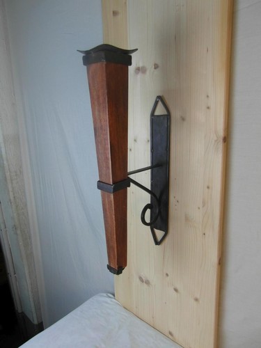 Wandlampe fackel schmiedeeisen - wandlampe,