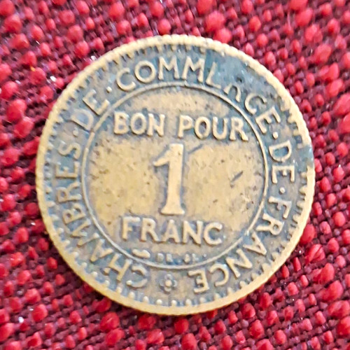 Frankreich franc 1922 - 1,