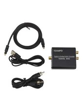 DA Wandler, TEAMPD 192KHz DAC Digital zu Analog Wandler Audio Konverter, Toslink