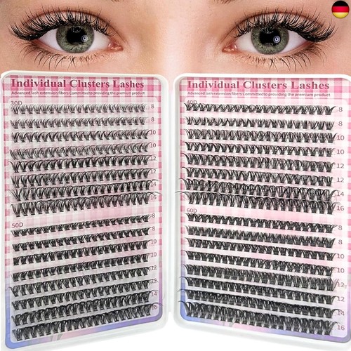 Wimpern cluster 640 pcs - cluster,