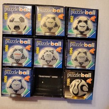 8x WM Fußball Ravensburger Puzzleball Telstar Tango Teamgeist / OVP