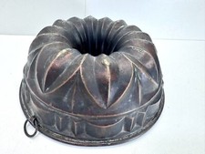 Alte antike Kupfer Backform