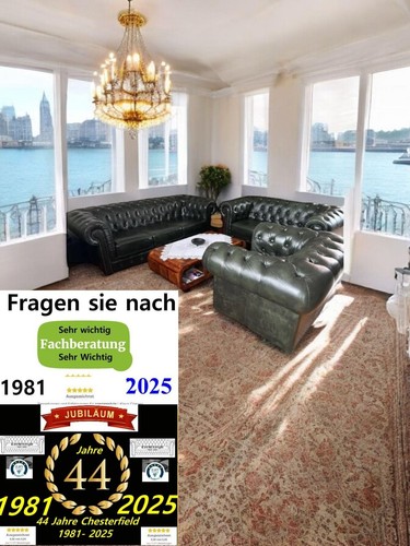 Chesterfield leder a1sp400 - leder,