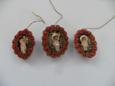 3 x Alter Weihnachtsschmuck