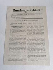 Bundesgesetzblatt Teil I. Ausgabe zu Bonn am 16. April 1951