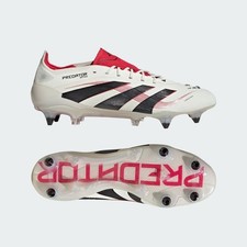 Adidas Predator Elite SG Off White / Core Black / Pure Ruby (JR2604) Fußball