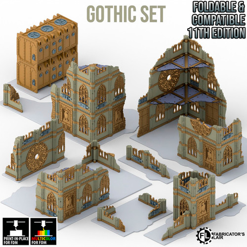 Foldable terrain w40k 11th - foldable,
