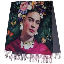 Langer Schal mit Malerei