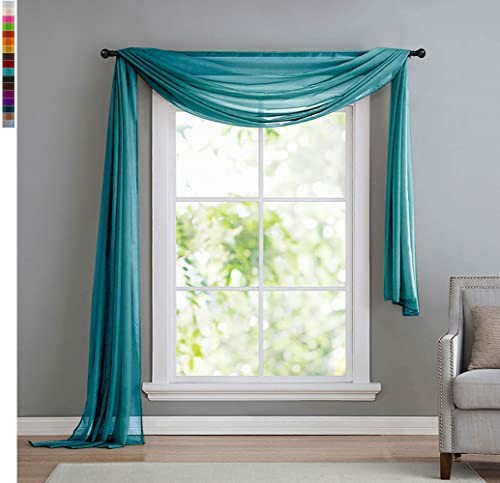 Querbehang voile transparent - voile,