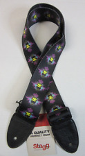Stagg STE Tiger Gitarrengurt aus Terylene mit Motiv
