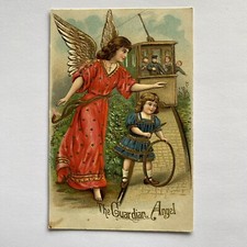 Guardian Angel Guiding A Child
