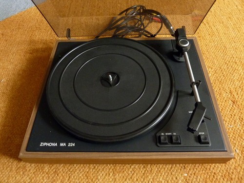 Stereo schallplattenspieler - stereo,