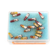 18x Arnold Glühbirnchen gelb/rot für Schalter 7220, 7230, 7240 - ZY3229