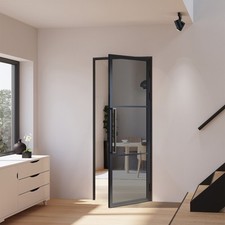 Glastür Drehtür Komplettset