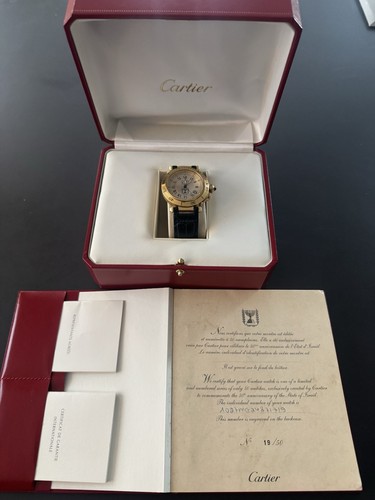 Cartier gold pasha - cartier, automatic