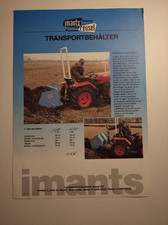 Agromec Schlegelmulcher Imants Palettenheber-Transportbehälter Prospekt