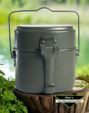 BW Essgeschirr Bundeswehr Kochgeschirr 3-teilig Oliv Alu nach TL Outdoor Neu