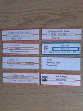 8 Steckschilder für Musikbox