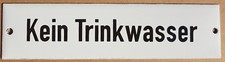 kein Trinkwasser