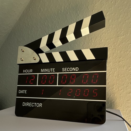 Regieklappe digitaluhr - regieklappe,