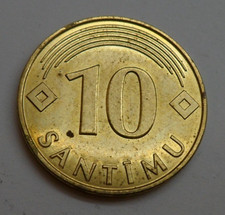 Lettland  10 Santimu 2008 ##