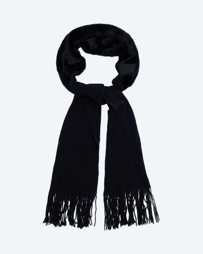 Schal schwarz 180 5 cm - 180, x