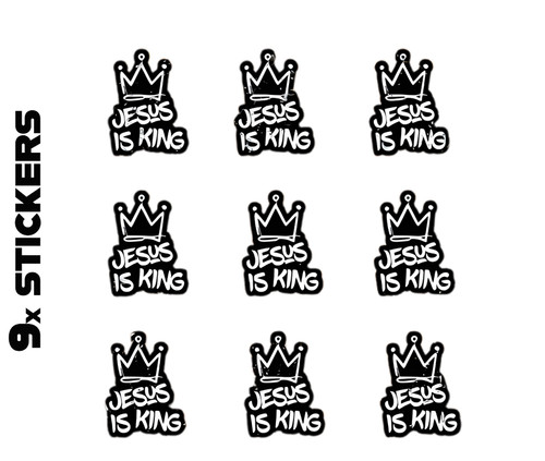 Jesus king sticker - jesus,