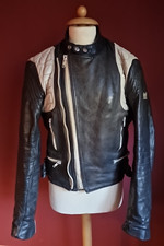 Belmo Design 80er Jahre Motorrad Lederjacke Bikerjacke Vintage Gr. S oder M