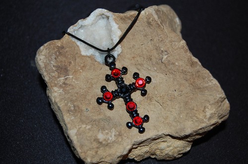 Kette mit anhänger kreuz - kette,