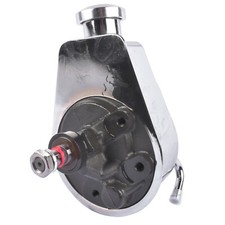 NEU Servolenkungspumpe Chrom Keyway Style für Chevy Pontiac Chrysler und Ford