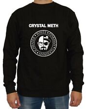 Crystal Meth Band Sweater Fun Kult Heisenberg Breaking Bad Los Pollos Wihte