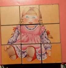 Holzpuzzle puppe bär - holzpuzzle, puppe-bär