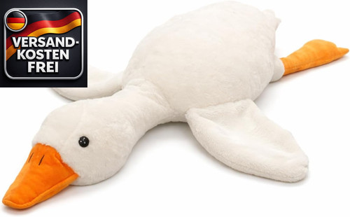 Gans kuscheltier weiß - gans,